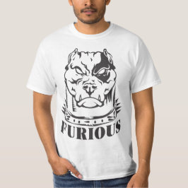 Furious Dog Graphic T - Shirt