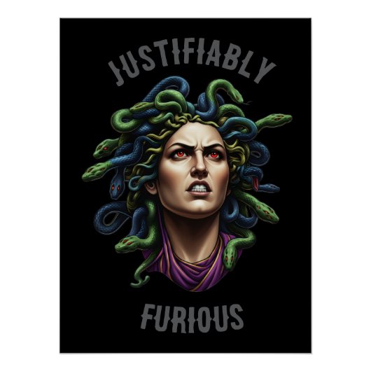 Furious Medusa Poster (Vorderseite)