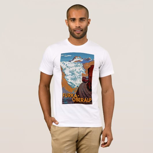 Furka-Oberalp Schweiz T-Shirt (Vorne ganz)