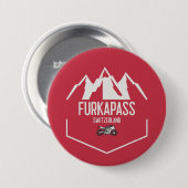 Furka Pass Schweiz Button (Vorne & Hinten)