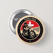 Furka Pass | Schweiz | Motorrad Button (Vorne & Hinten)