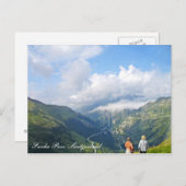 Furka Pass Schweiz Postkarte (Vorne/Hinten)