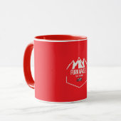 Furka Pass Schweiz Tasse (Vorderseite Links)