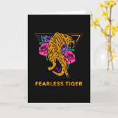 Furless Tiger Karte (Gelbe Blume)