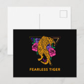 Furless Tiger Postkarte (Vorne/Hinten)