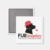 Furlosophies Kühlschrankmagnet (Vorderseite/Rückseite)
