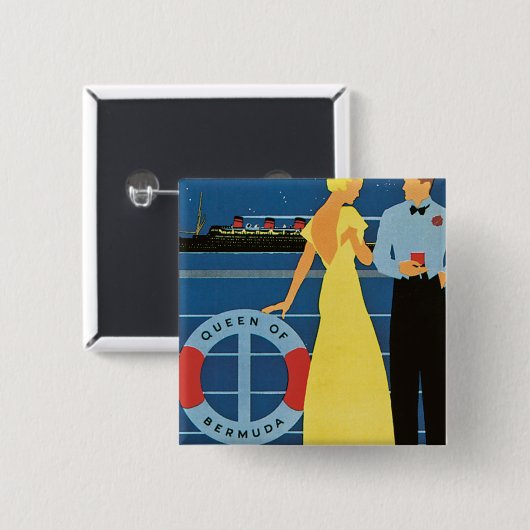 Furness ~ Königin von Bermuda Button (Vorne & Hinten)