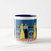Furness ~ Königin von Bermuda Zweifarbige Tasse (Mittel)