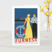 Furness Queen of Bermuda Karte (Gelbe Blume)