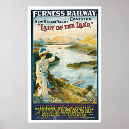 Furness Railway Coniston England Poster