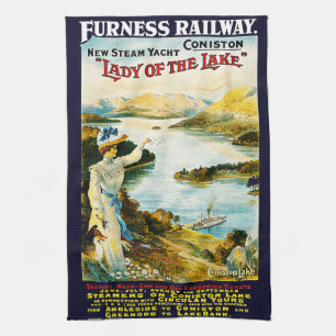 Furness Railway ~ Lady of the Lake Küchentuch