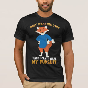 Furnier Furry Furry Fursuit Niedlich Fox Cosplay T-Shirt