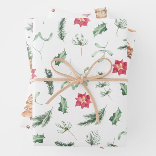 Furnierpapier für Wasserfarben-Pastellfarben Geschenkpapier Set (Beispiel)