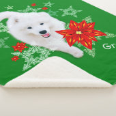 Furore Christmas Dog Samoyed personalisiert Sherpadecke (3/4)