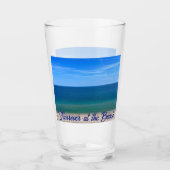 Furrever beim Beach Glass Cup Glas (Vorderseite)