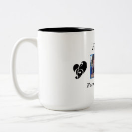 Furrever Family Personalisierte Mug Zweifarbige Tasse