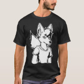 Furries Fursona Cosplay Furry Fandom T-Shirt (Vorderseite)