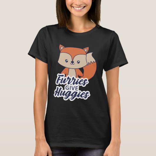 Furries geben Huggies T-Shirt (Vorderseite)