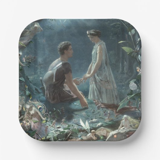 Furries: Shakespeares Sommernachtstraum Pappteller (Vorderseite)