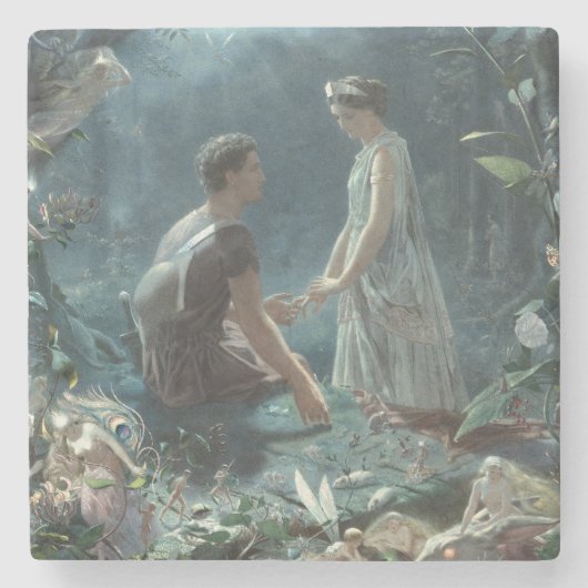 Furries: Shakespeares Sommernachtstraum Steinuntersetzer (Vorderseite)