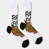 "Furry and Filthy" Sassy Cat Socks Socken (Rechts)