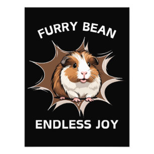 Furry Bean Endless Joy Fotodruck