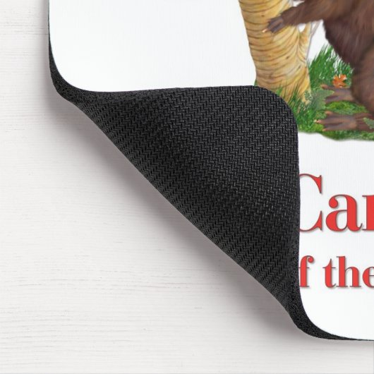 Furry Beaver Mousepad (Ecke)