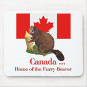 Furry Beaver Mousepad (Vorne)