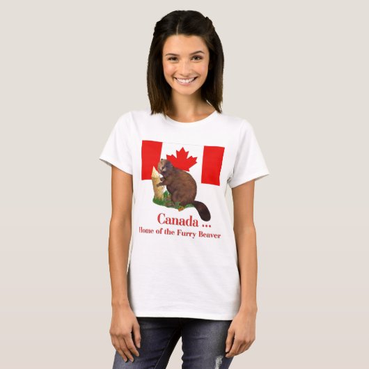 Furry Beaver T-Shirt (Vorne ganz)