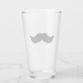Furry Black Mustache Glas (Rückseite)