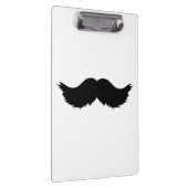 Furry Black Mustache Klemmbrett (Rechts)