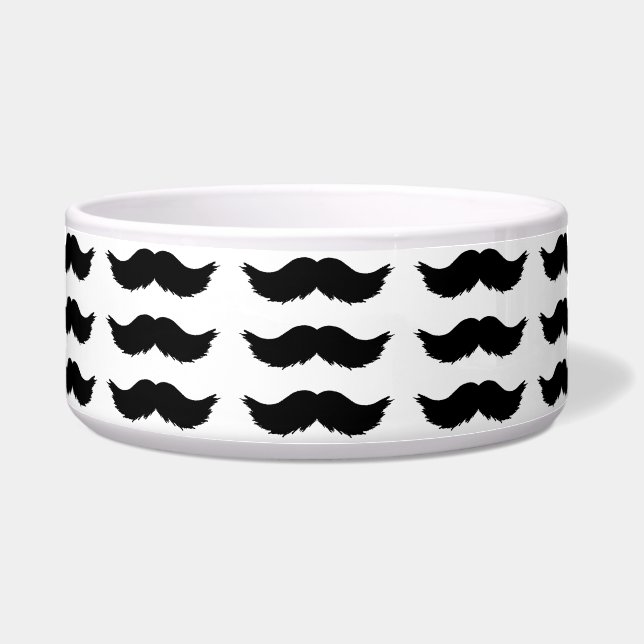 Furry Black Mustache Napf (Vorderseite)