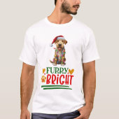Furry & Bright Airedale Terrier T-Shirt (Vorderseite)