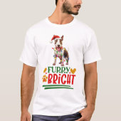 Furry & Bright Bull Terrier T-Shirt (Vorderseite)