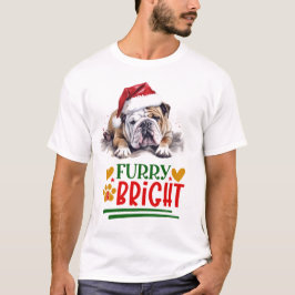 Furry & Bright Bulldog T-Shirt