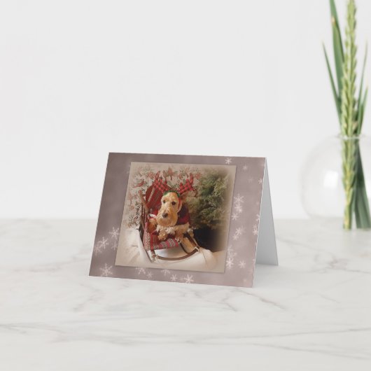 Furry & Bright Howliday Feiertagskarte (Vorderseite)