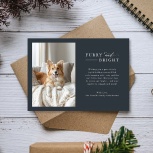 Furry & Bright Minimalistisch Hund Weihnachten Dun