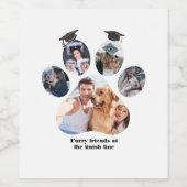 "Furry Champions: Sieg an der Finish Line" Weinetikett (Einzelnes Label)