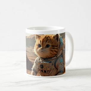 Furry Chubby Little Garfield Cub auf Mars Tasse