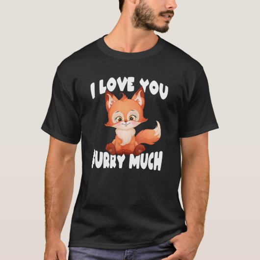 Furry Fandom Fox Cosplay Sprichwort T-Shirt (Vorderseite)