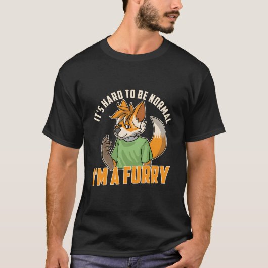 Furry Fandom Furries Fursona Fursuit T-Shirt (Vorderseite)