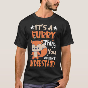 Furry Fandom Furries Shirt Süßes Tier Cosplay Kost