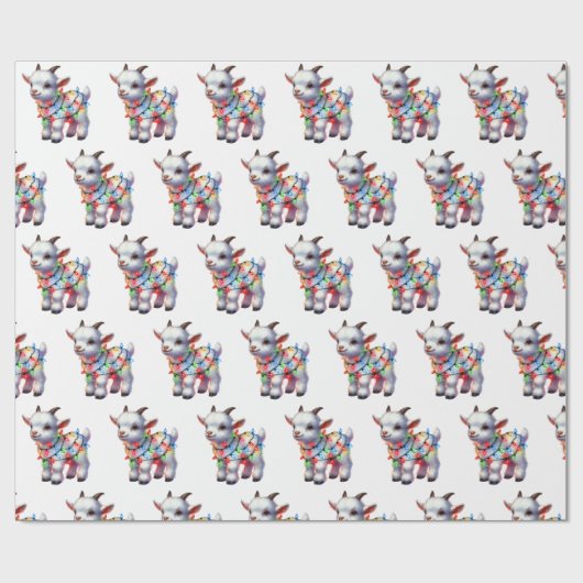 Furry Festive Friends Geschenkpapier (Flach)