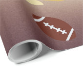 Furry Football Fun Welppy Inspiriert Geschenkpapier (Rolleneckpunkt)