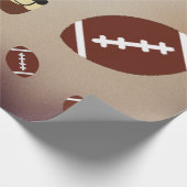 Furry Football Fun Welppy Inspiriert Geschenkpapier (Ecke)