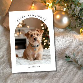 Furry Foto Funny Pawlidays Dog Weihnachten