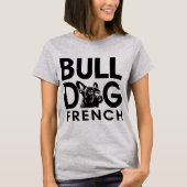 "Furry Frenchie Love" T-Shirt (Vorderseite)