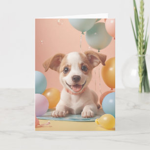 Furry Friend Birthday Wishes Karte