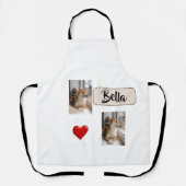 Furry Friend, Loving Mom – Personalized Apron Schürze (Vorderseite)
