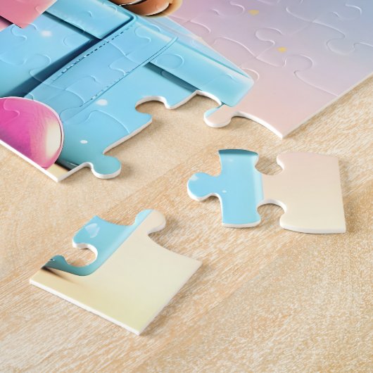 Furry Friends Boxer Welpe und farbenfrohe Geschenk Puzzle (Seite)